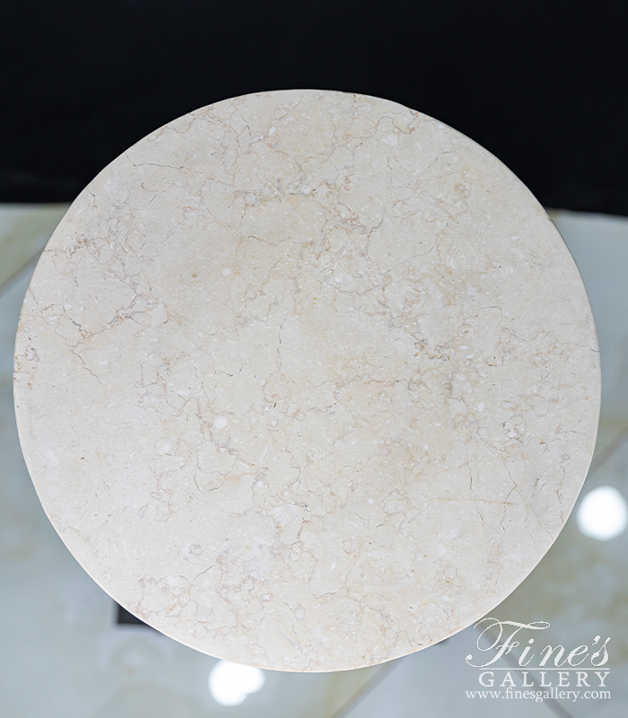 Marble Bases  - Traditional Light Cream Marble - MBS-254